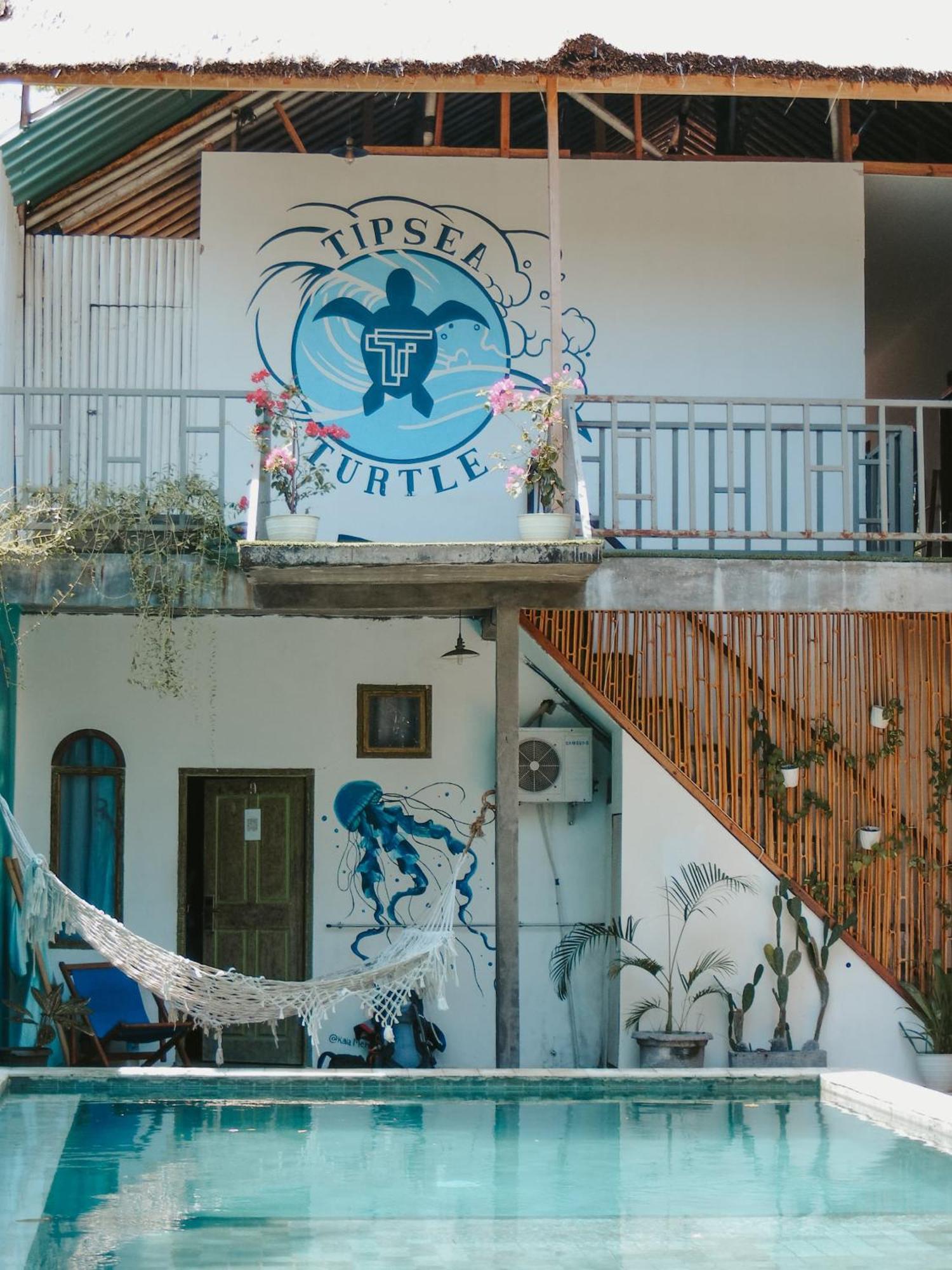 Tipsea Turtle Gili Air Otel Dış mekan fotoğraf